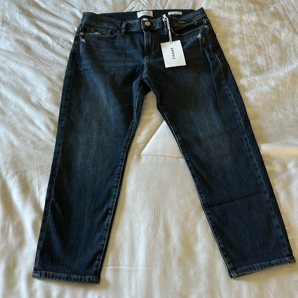 Frame ale Garçon Crop. NWT. SIZE 29 blue